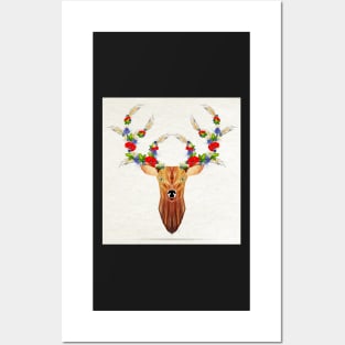 deer spring Posters and Art